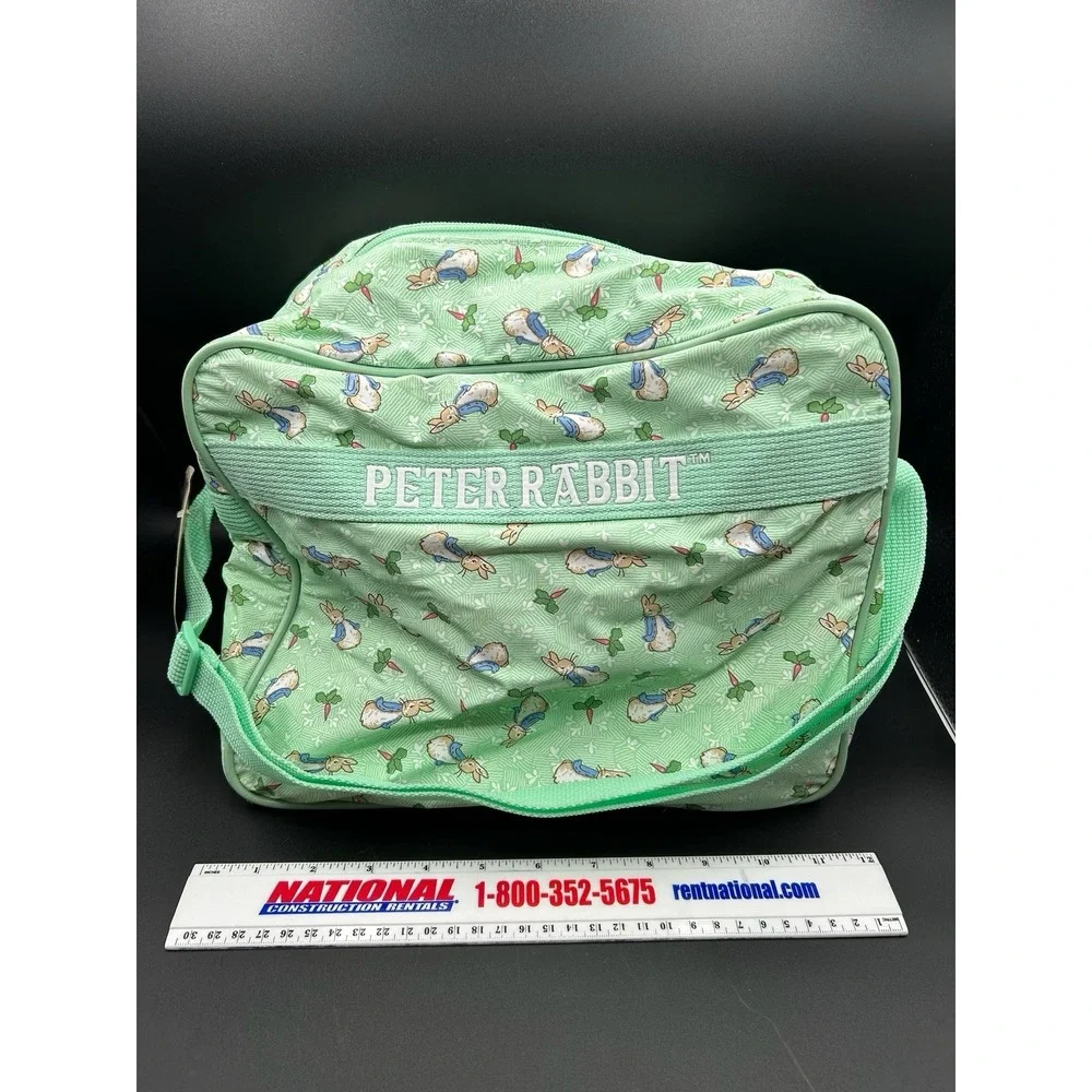 VTG NWT Peter Rabbit Beatrix Potter Enfamil Diaper Bag Unisex Mint Green Vinyl
